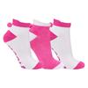 Surprizeshop Ladies Pom Socks 3-Pair 4-7  Pink